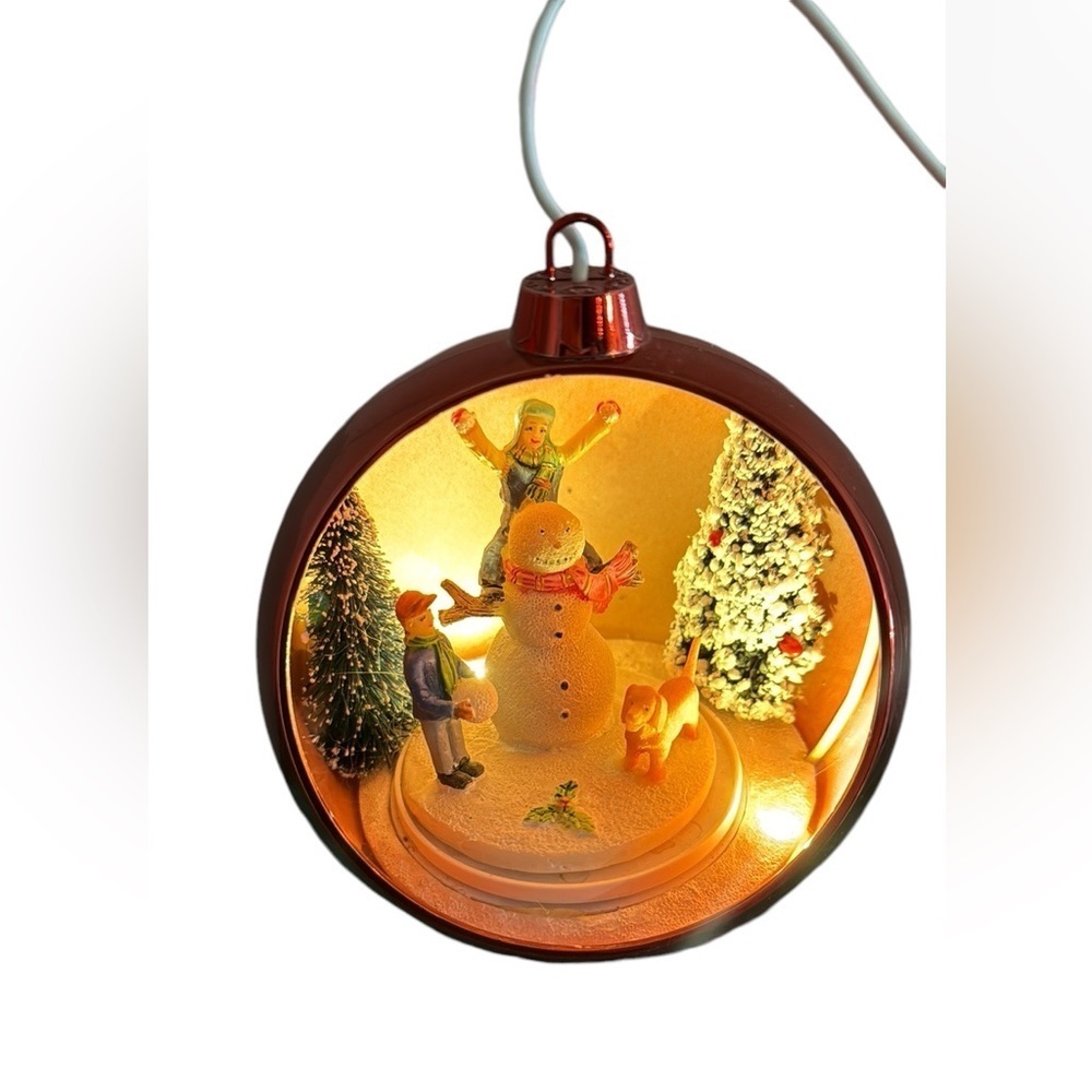 Musical Animated Christmas Ornament Holiday Festive